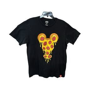 Uniqlo x Disney Collection "Mickey Project 100" Pepperoni Pizza Mickey T-shirt M